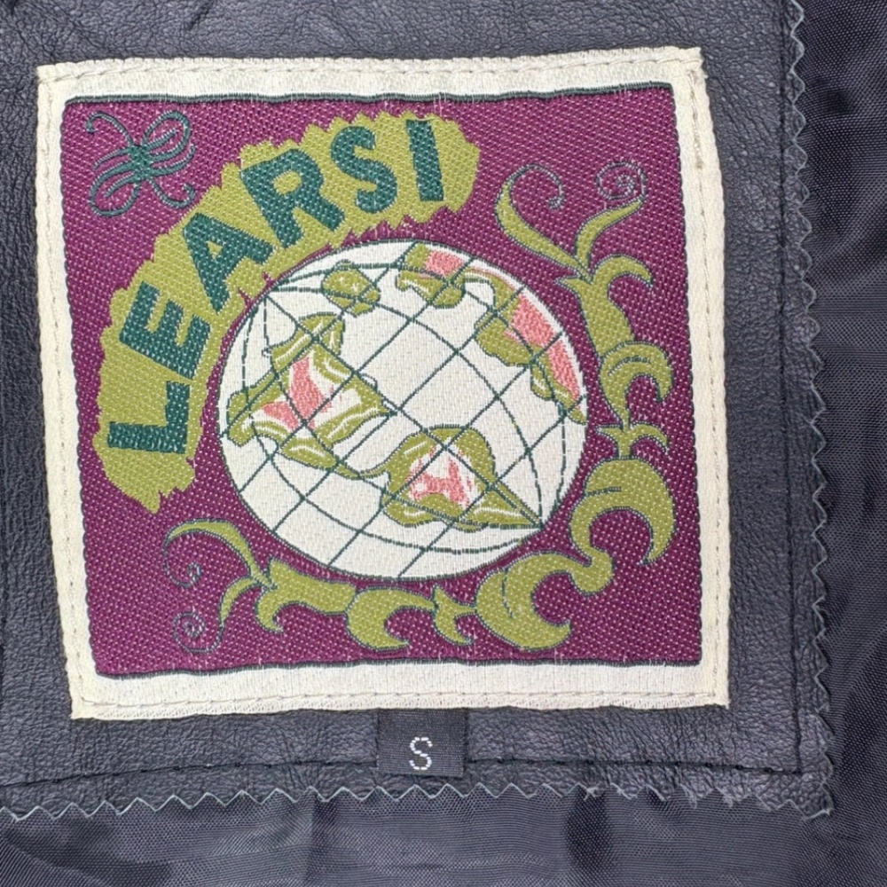 Vintage Learsi Black Leather Parka – Tagged Small (Fits Women’s M/L) - Picture 13 of 14